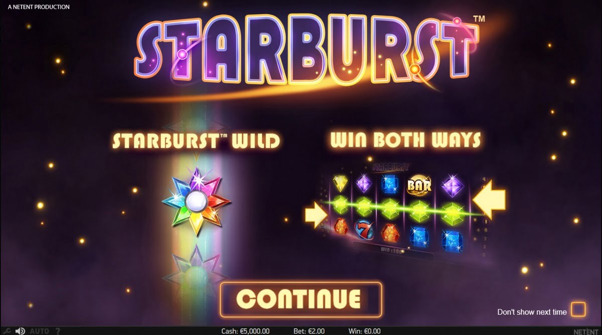 Anmeldelse: Starburst Slot